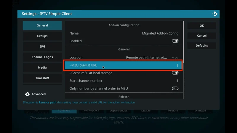 Stream Vietnam TV on Kodi